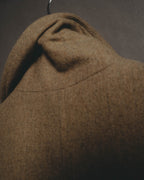 "Chloé" 70's-80's Wide-lapel double-breasted long coat