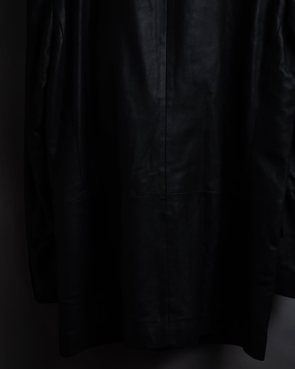 "HUGO BOSS" Oversized calf leather tailored jacket