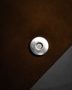 “Salvatore Ferragamo” 90’s-00’s Gancini suede shoulder bag