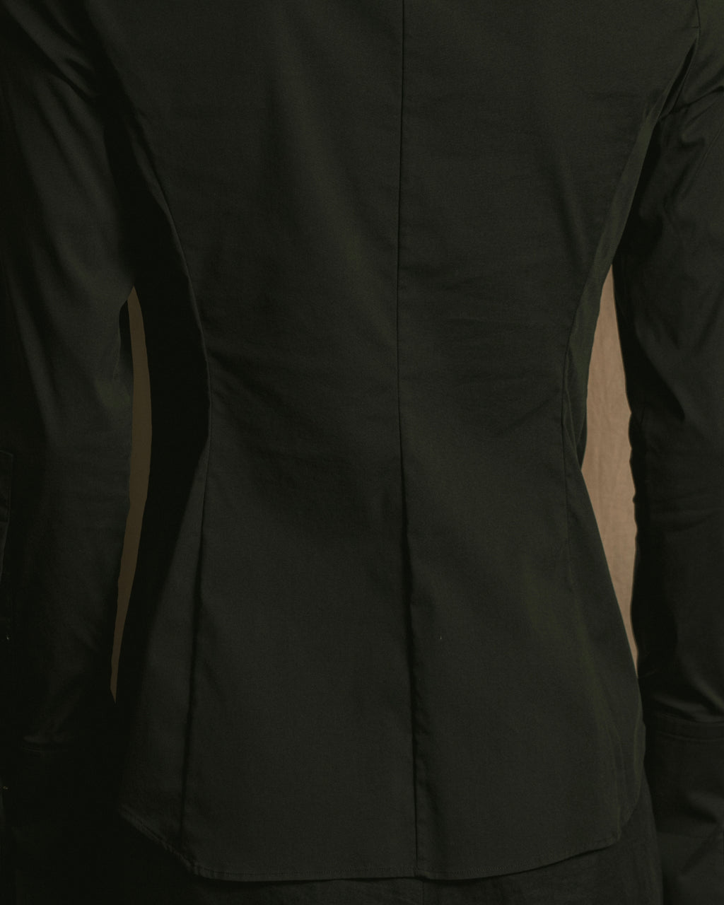 “BURBERRY” Tuxedo bib detail dress shirt