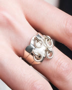 "Karasjok" Circular motif silver ring