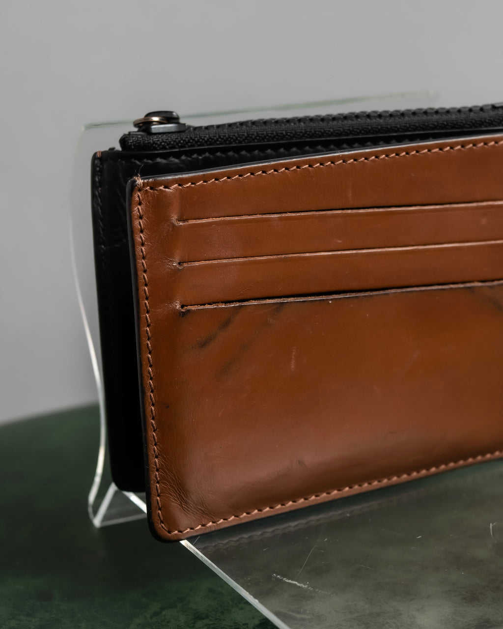 "MAISON MARGIELA" 4-tag design leather money clip