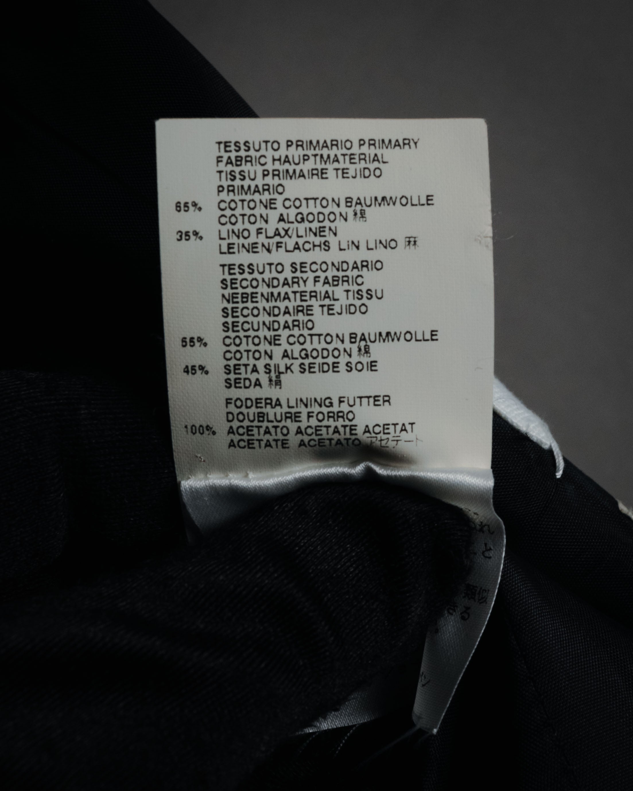 –SPECIAL– "Maison Martin Margiela"
2011 Replica denim smoking vest