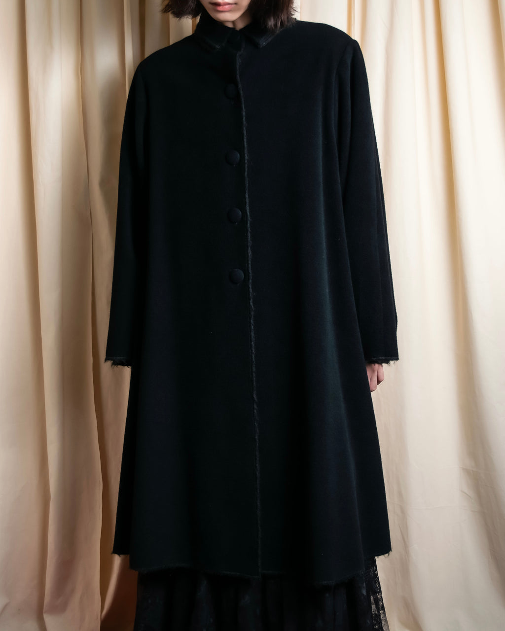 "FENDI" 00'sDouble collar design flared silhouette coat