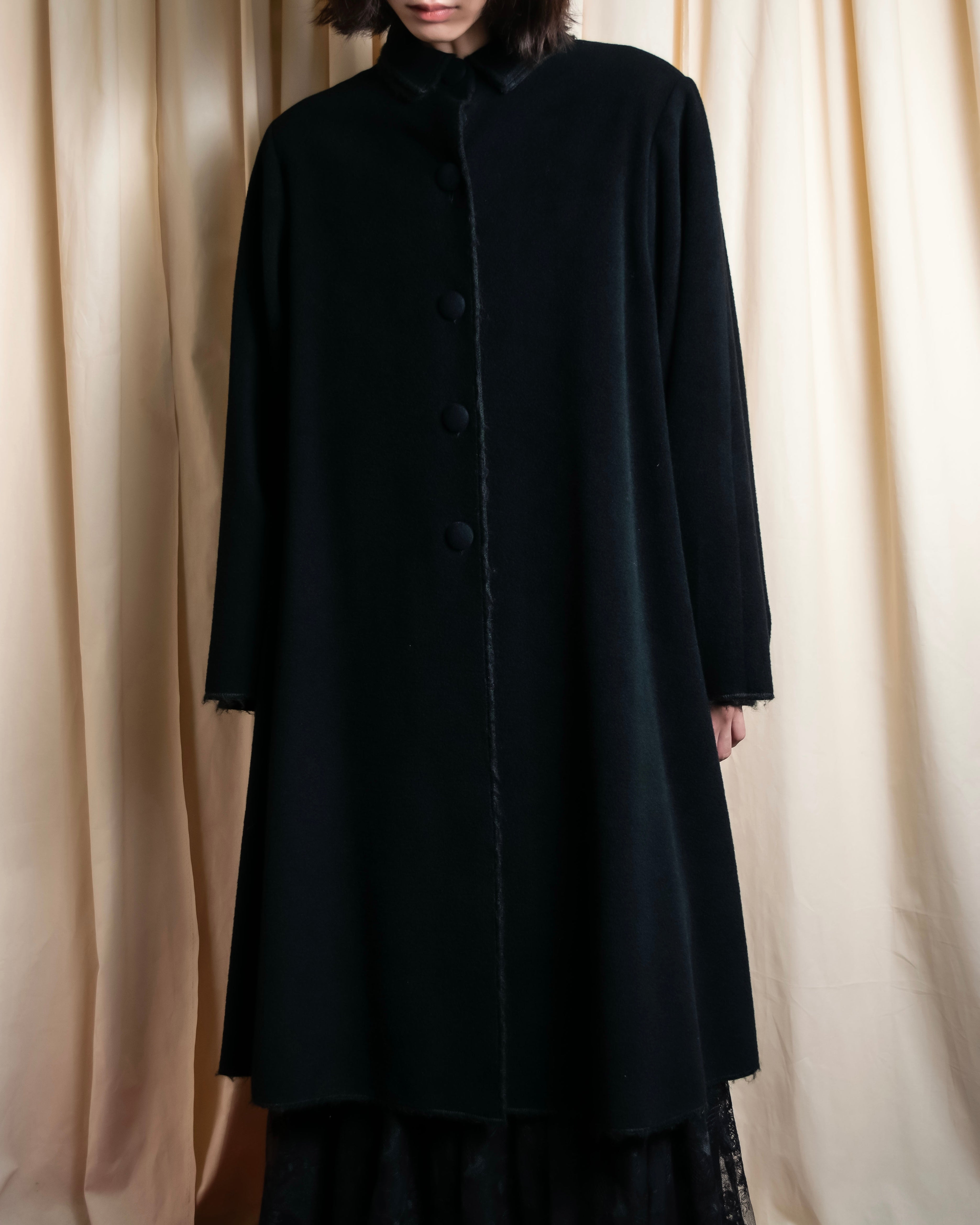 "FENDI" 00'sDouble collar design flared silhouette coat