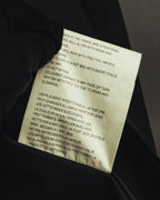 -SPECIAL- "COMME des GARÇONS HOMME" 03AW Asymmetric zip long coat