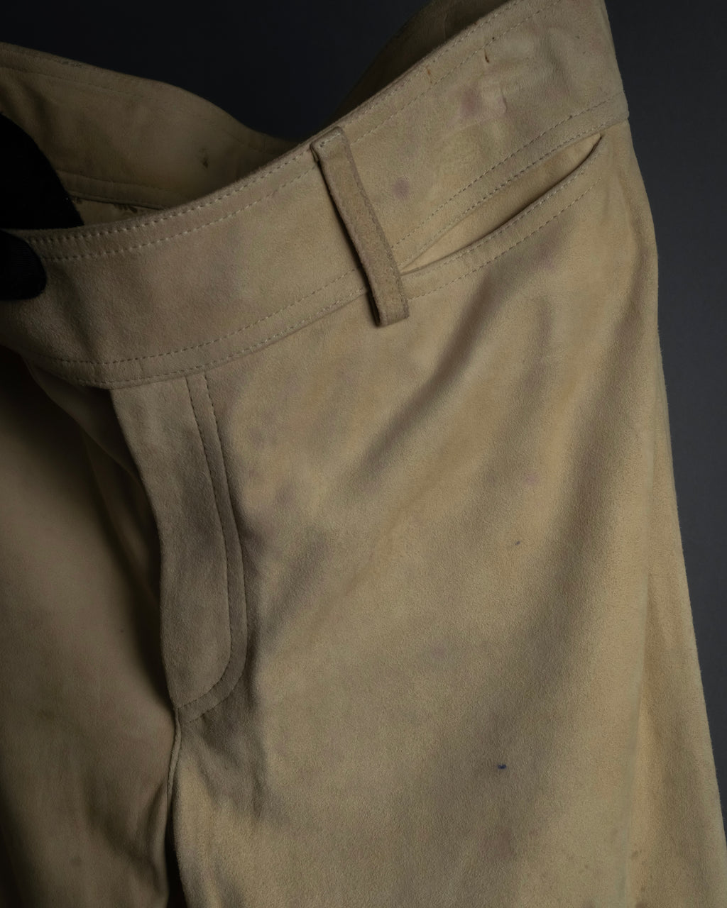 "GUCCI" Sand beige suede set up