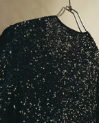 "MARINA RINALDI" 00's-10's Sequined lace long sleeve top