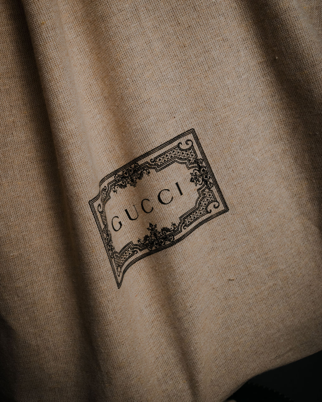 "GUCCI" 20’s archive canvas panel jockey boots