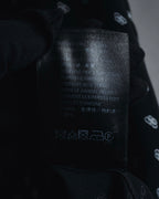 "BALENCIAGA" All-over Logo Bow-Tie Blouse