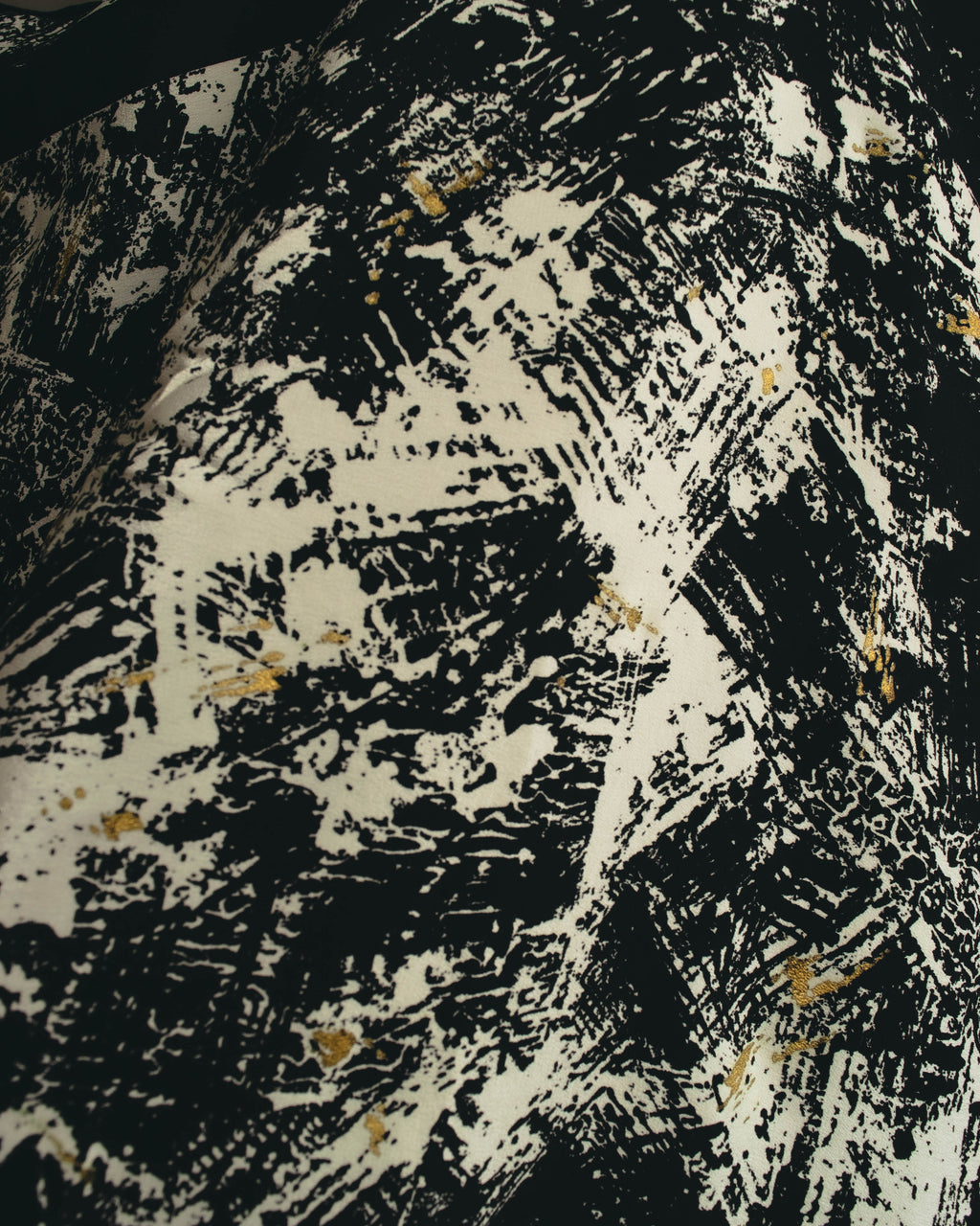 "Christian Dior" 80's-90's Artful abstract silk scarf