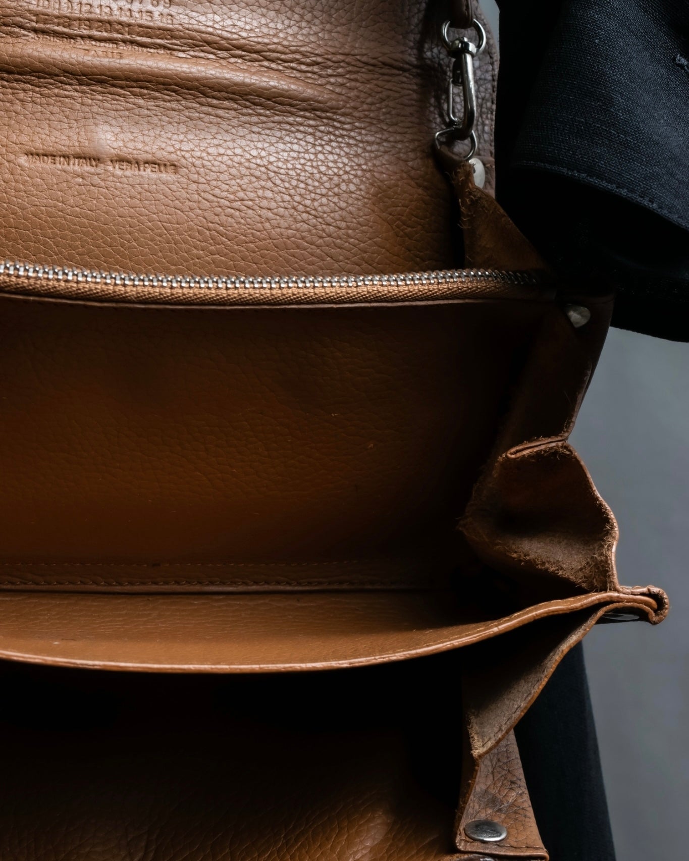 "Maison Martin Margiela" Compact Shoulder Special Leather Bag