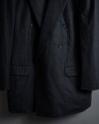 "Christian Dior" 90’s Pinstripe double breasted suit set up