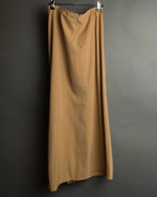 “JIL SANDER” 90’s-00’s Minimal side slit long skirt