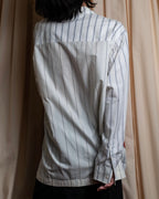 "STELLA McCARTNEY" 18SS Drag queen graphic design stripe shirt