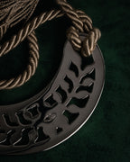 “VALENTINO GARAVANI” 2010’s Crystal embellished tassel cord belt