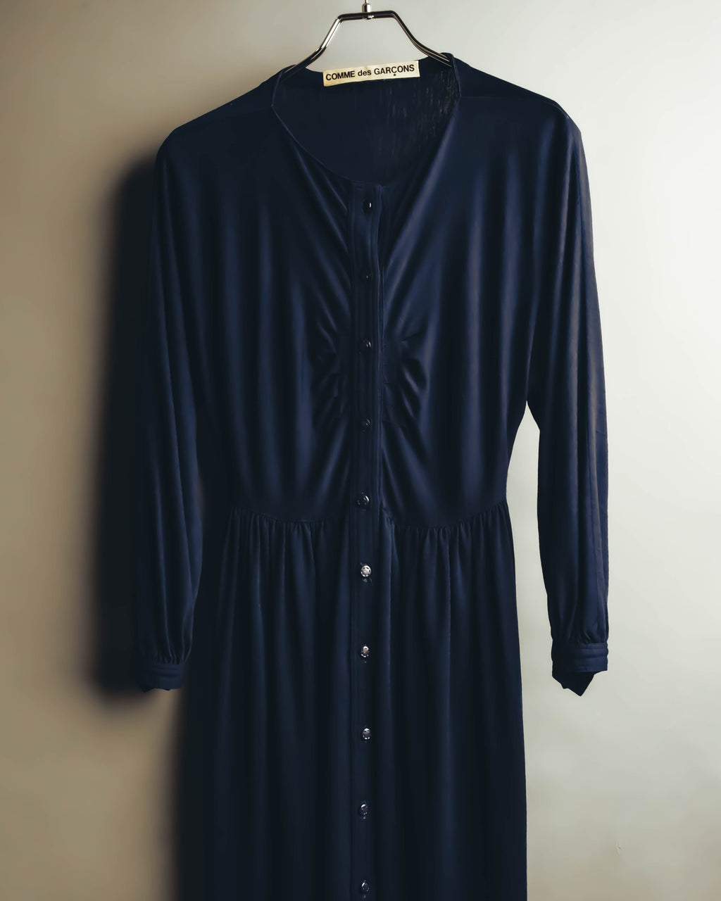 -SPECIAL- “COMME des GARÇONS” 90’s Long gathered waist button front dress