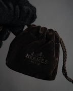 “HERMES” 2010’s Fetiche horseshoe charm scarf ring