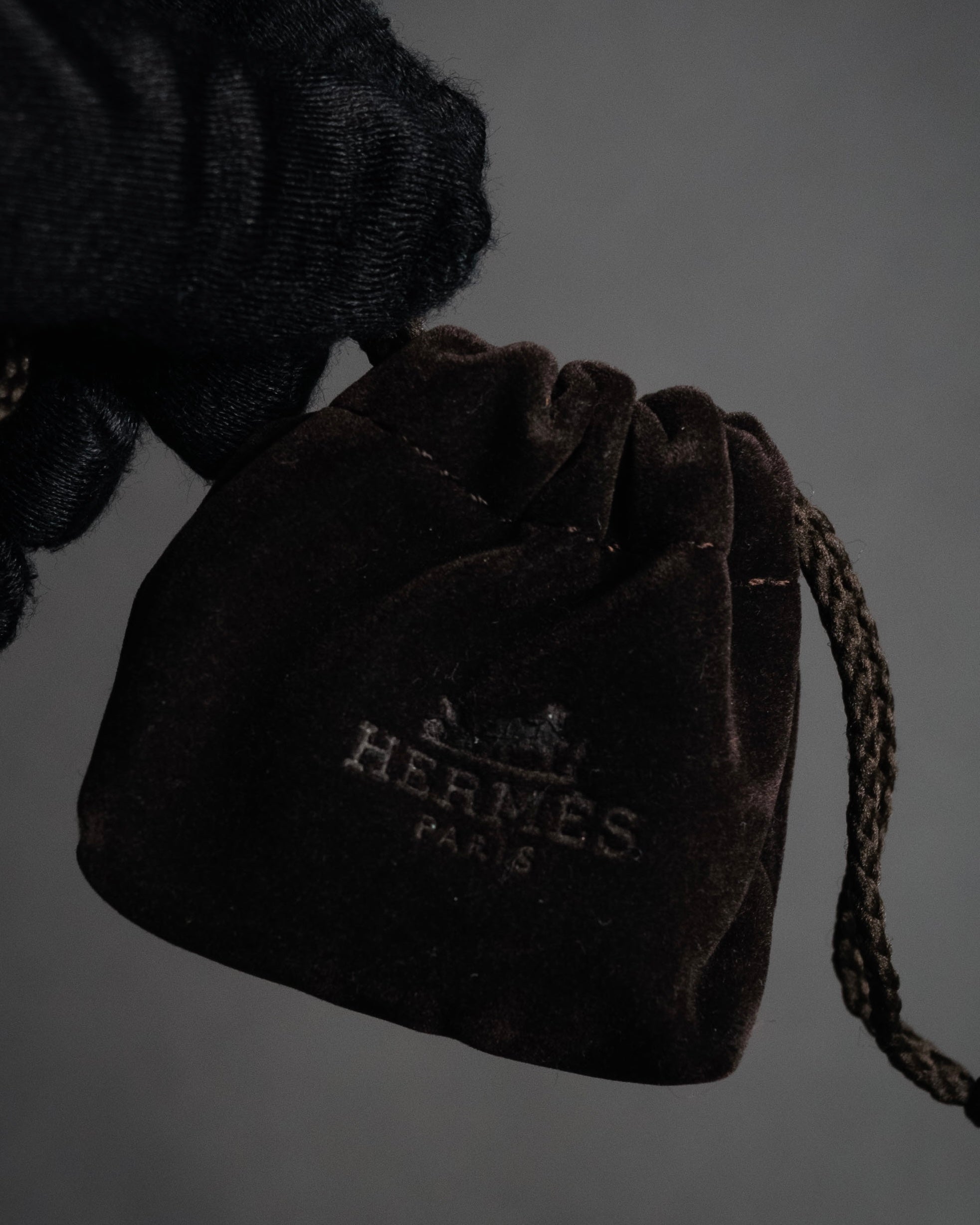 “HERMES” 2010’s Fetiche horseshoe charm scarf ring