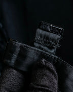 "Yves Saint Laurent Rive Gauche"
Draped neckline crushed velour dress