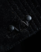 "VERSACE sport"
Stand collar double zipper suede blouson