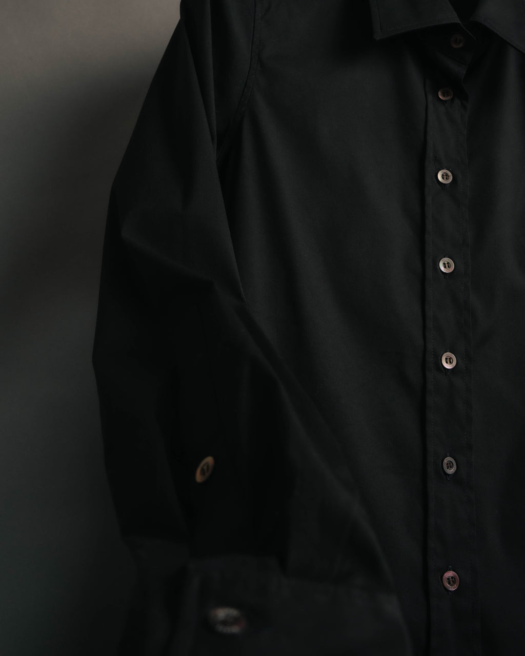 "GUCCI" 00's Black uniform long sleeve shirt