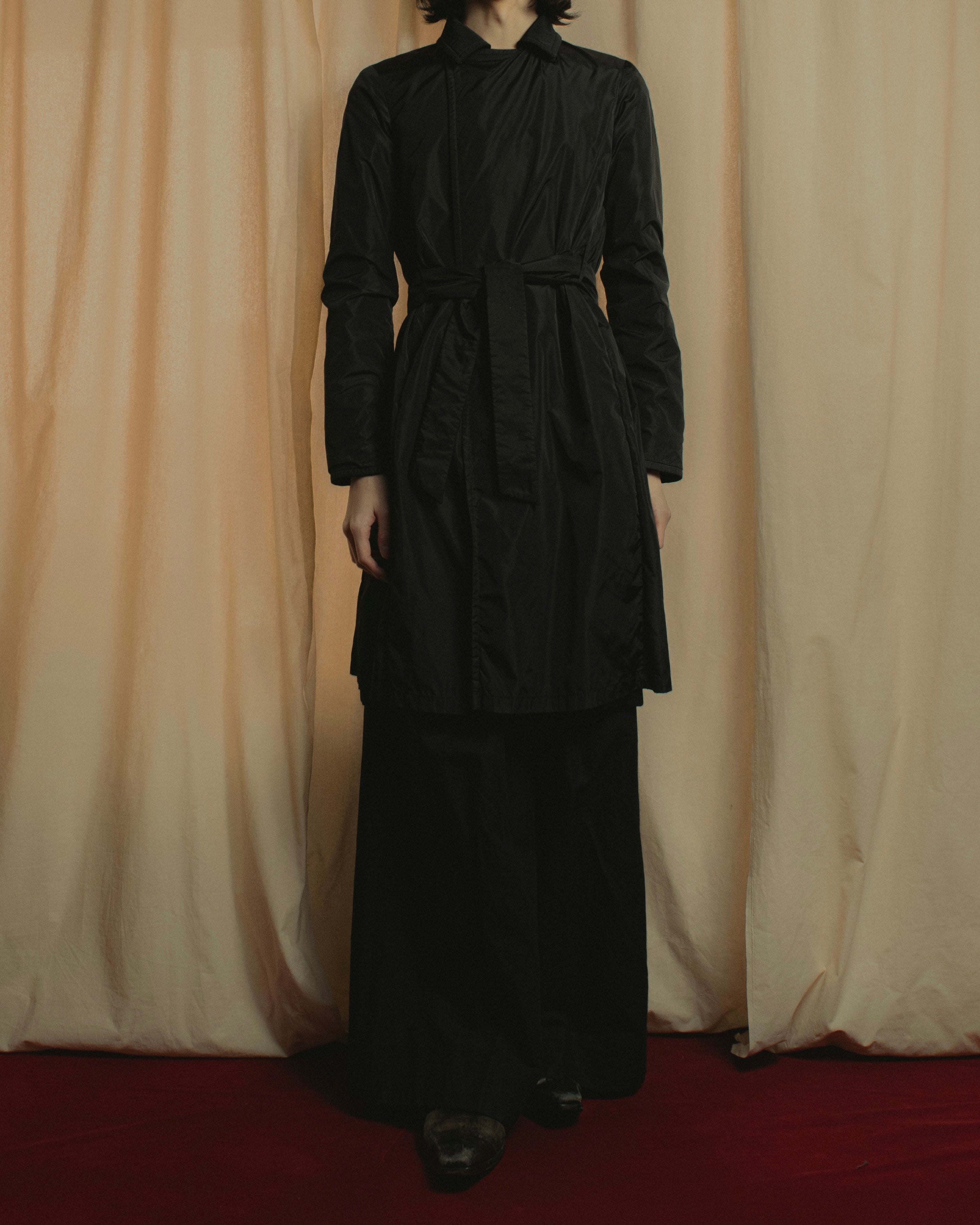 "Max Mara" Reversible belted collar coat