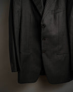 "ARMANI COLLEZIONI" Classic Italian tailoring stripe pattern set up