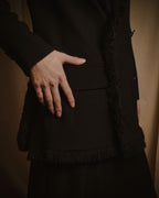 –SPECIAL– "Christian Dior"
98SS fringed peak lapel double breasted jacket