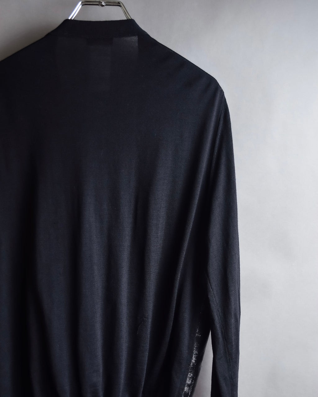 "JIL SANDER" Glitter jacquard V-neck cardigan