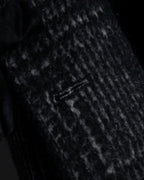 “MAX&Co.” Double-breasted houndstooth tweed coat