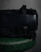 "MARNI" 2011 winter edition shearling fur shoulder bag