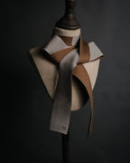 “HERMES” 10’s-20’s Bicolor silk knit tie