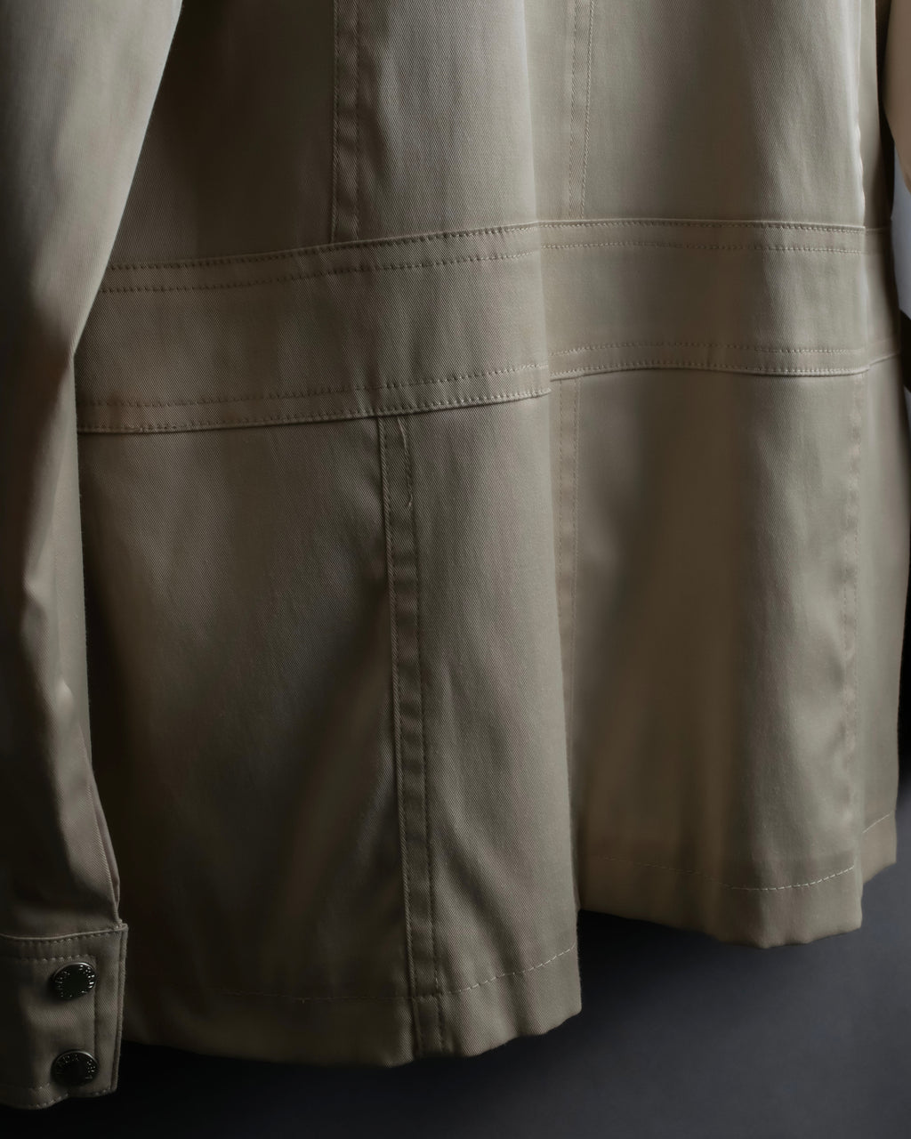 "PRADA" Military detail cotton jacket