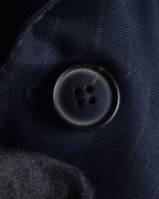 "HERMES" Pinstripe relaxed tailored jacket