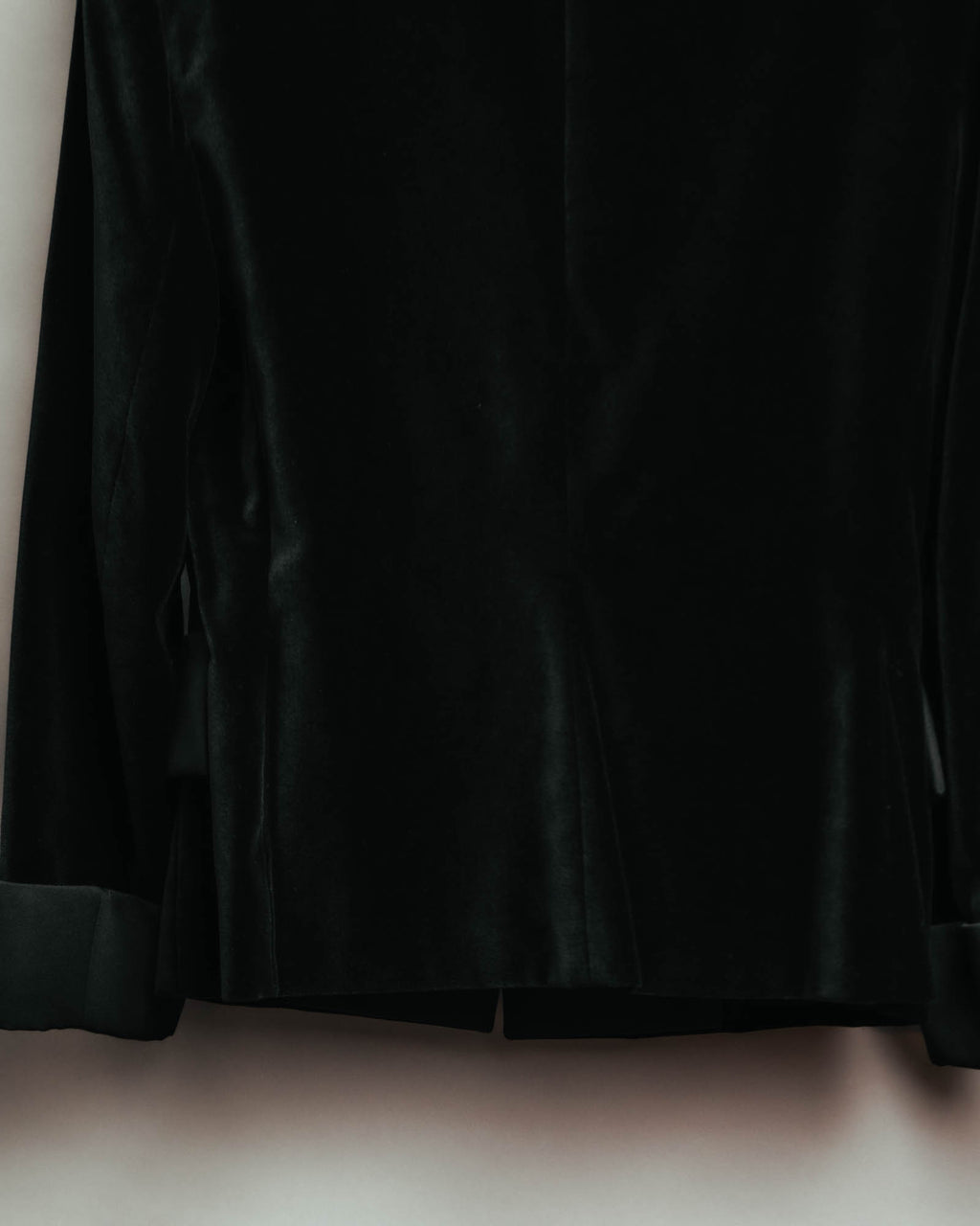 –SPECIAL– “Yves Saint Laurent” 90’s-00’s Velvet tuxedo tailored jacket