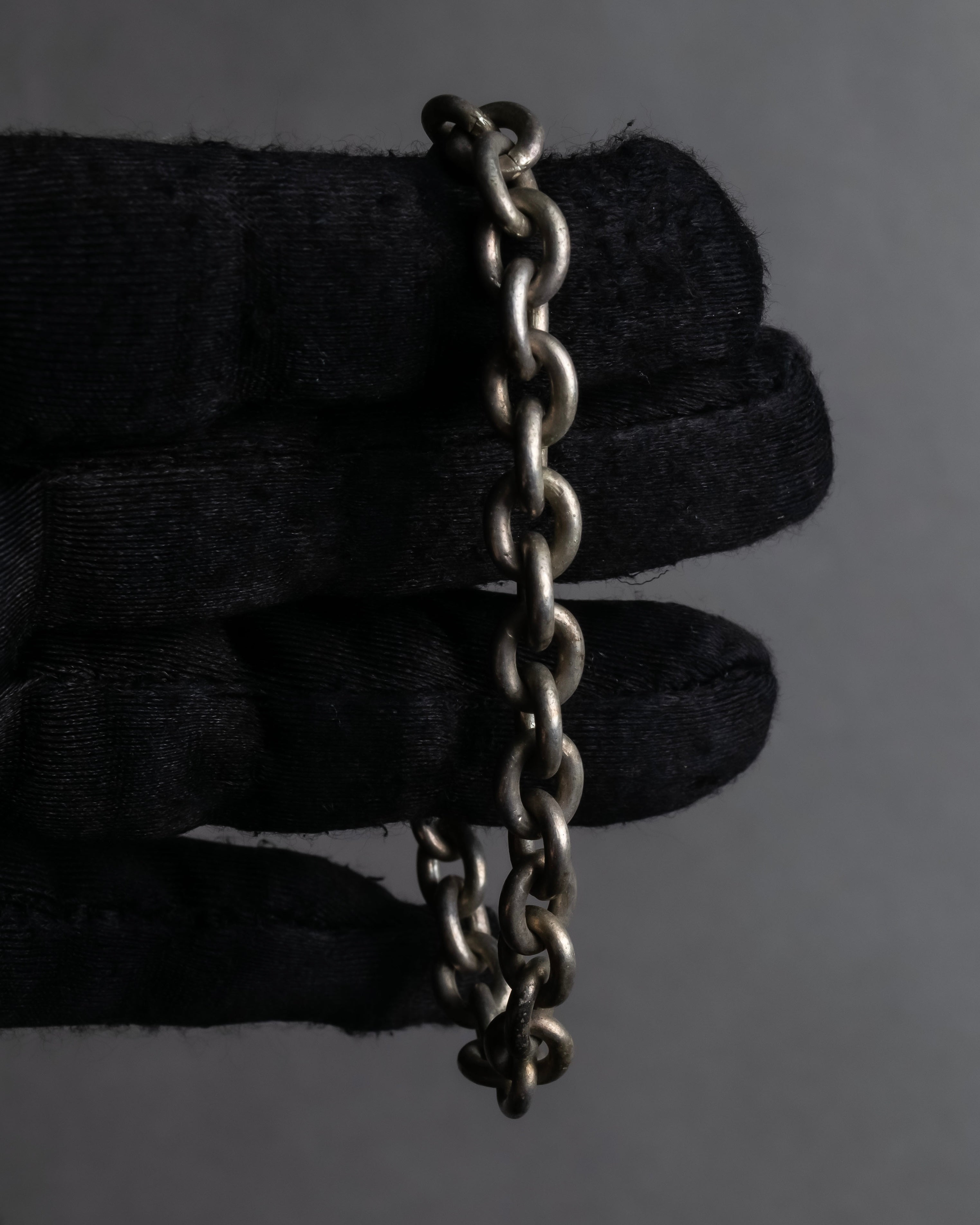 "Ralph Lauren" Circular toggle motif design silver bracelet