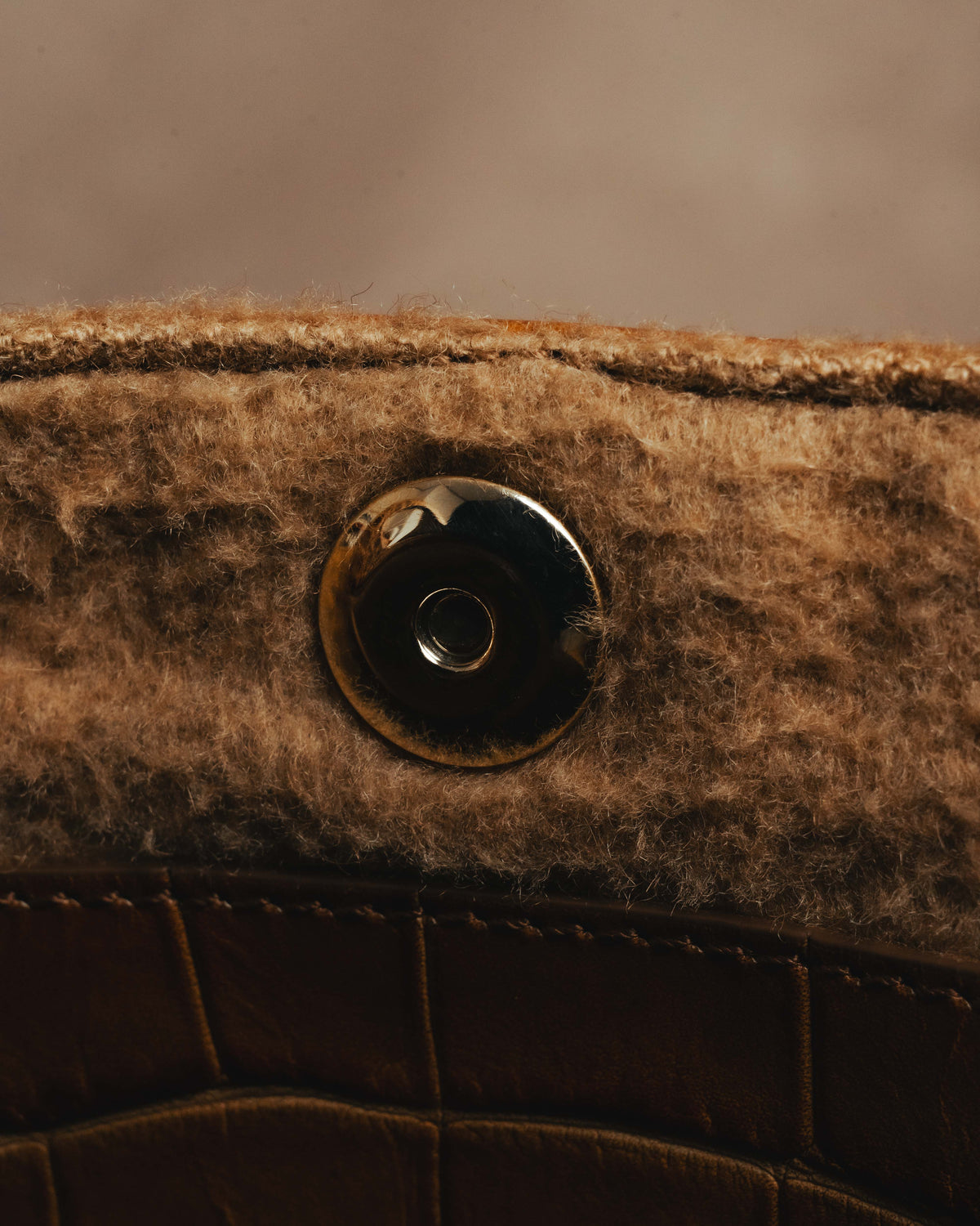 “Max Mara” 00’s-20’s crocodile-embossed 2way backpack