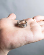 "GUCCI" GG marmont silver 925 ring