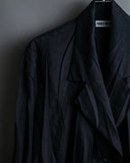 “ISSEY MIYAKE” wrinkle processing oversize tailored jacket