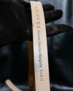 "Maison Martin Margiela" No. 11 Bella Pelle minimal design leather belt