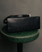“Salvatore Ferragamo” 90’s-00’s Gancini top handle box calf bag