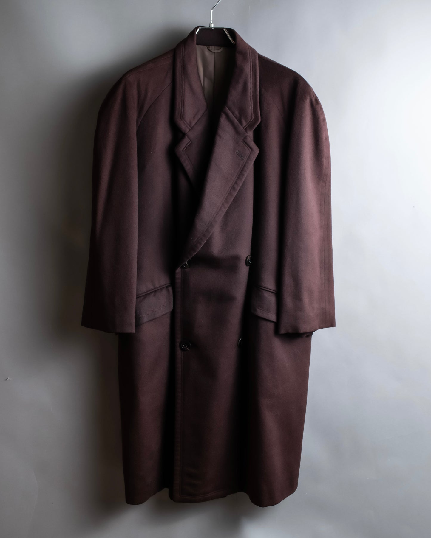 "CHRISTIAN DIOR MONSIEUR" 100% cashmere oversized chesterfield coat