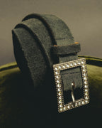"COMME des GARÇONS HOMME PLUS" Embellished leather belt