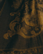 -SPECIAL- “LOEWE” 90’s-00’s Botanical anagram jacquard fringe stole