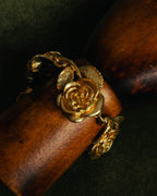 “KENZO” 90’s-00’s sculptural rose motif bracelet