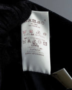 "LOUIS VUITTON" Geometric pattern velvet tailored jacket