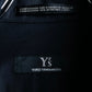 "Y's" 4 pocket military detail  black tailored jacket