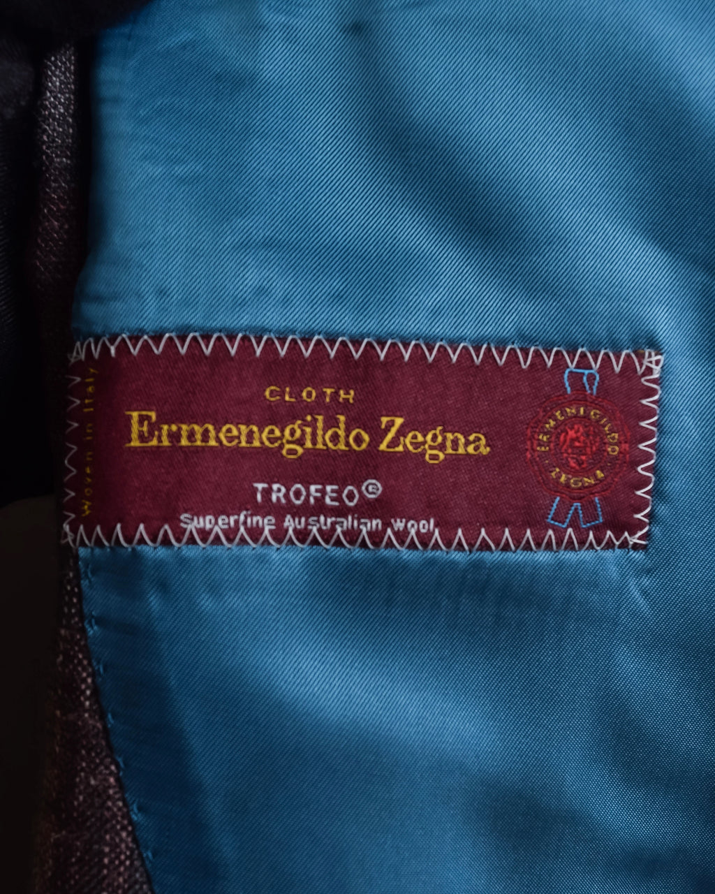 "Tex Teq" Gradient check pattern tailored jacket