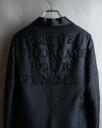 "GUCCI" Pre-Fall 2018 collection message embroidered shawl collar jacket